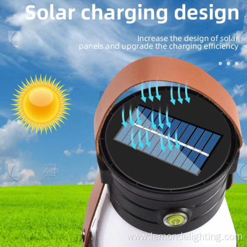 Portable Outdoor Waterproof Solar LED Camping Lantern